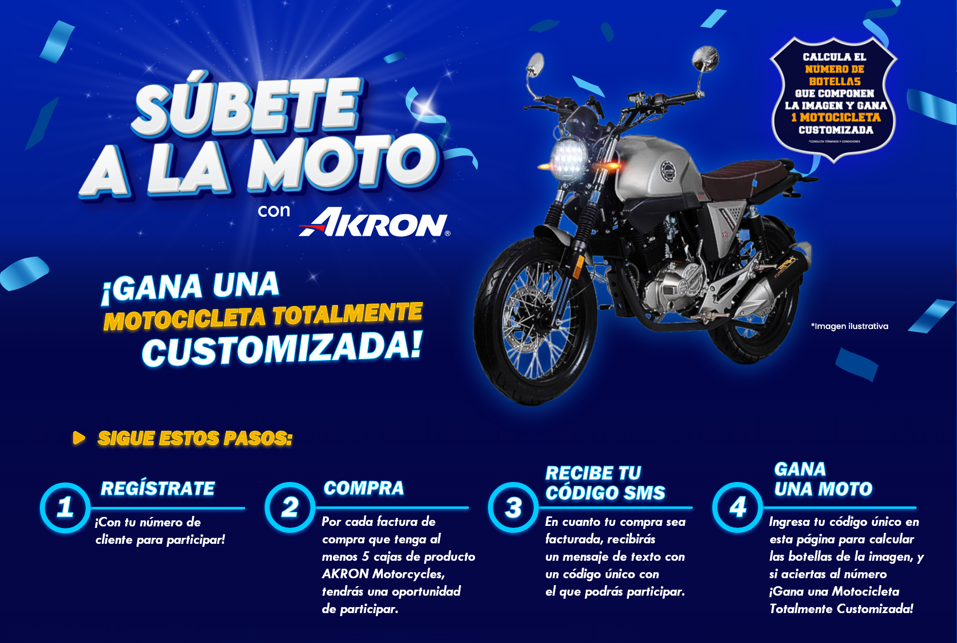 Calcula y Gana - Súbete a la moto